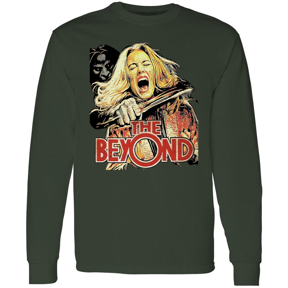 Long Sleeve T-Shirt - UZGZ61GX - Forest Green - 4