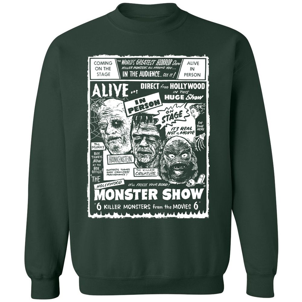 Classic Unisex Sweatshirt - 4ATNLTMD - Forest Green - 4