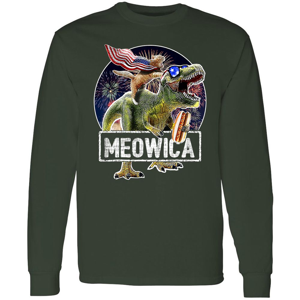 Long Sleeve T-Shirt - J3CCF7CW - Forest Green - 4