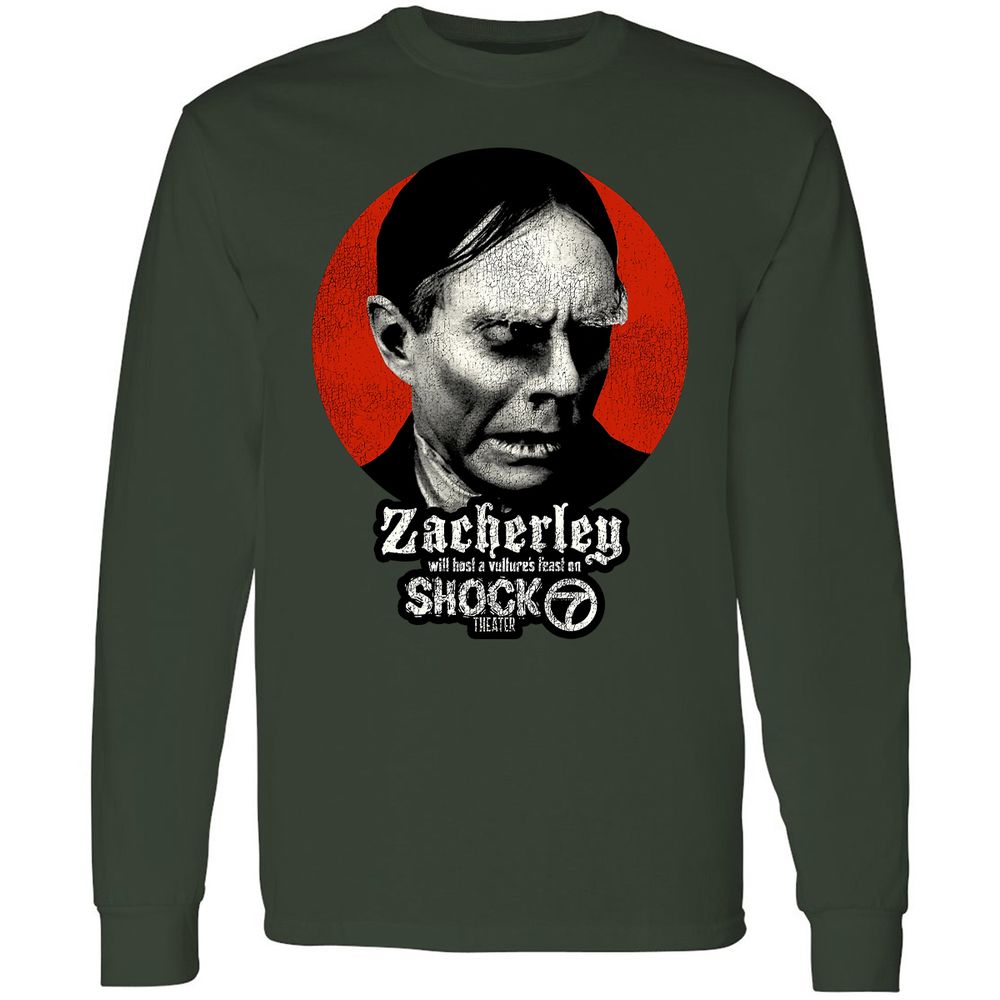 Long Sleeve T-Shirt - S7DXYLS9 - Forest Green - 4