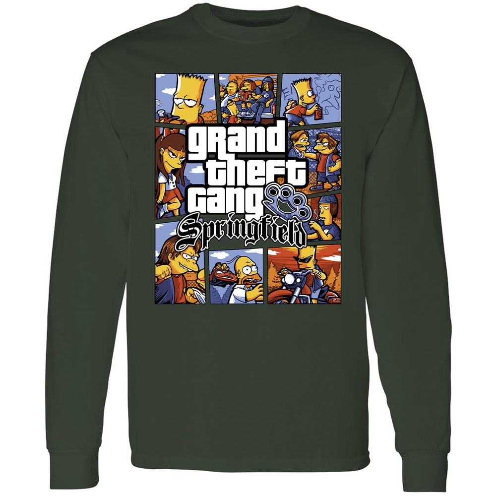 Long Sleeve T-Shirt - CAPK1WB9 - Forest Green - 4