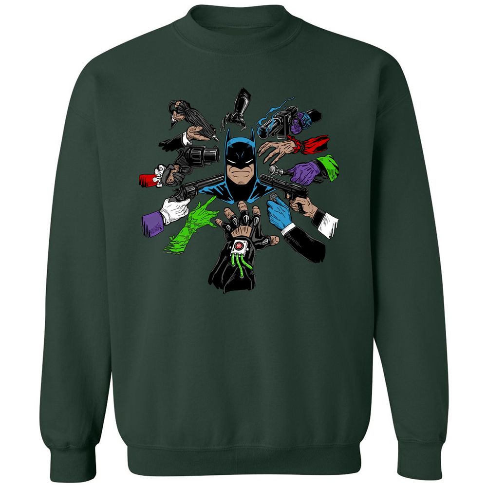 Classic Unisex Sweatshirt - W6XD98N8 - Forest Green - 4