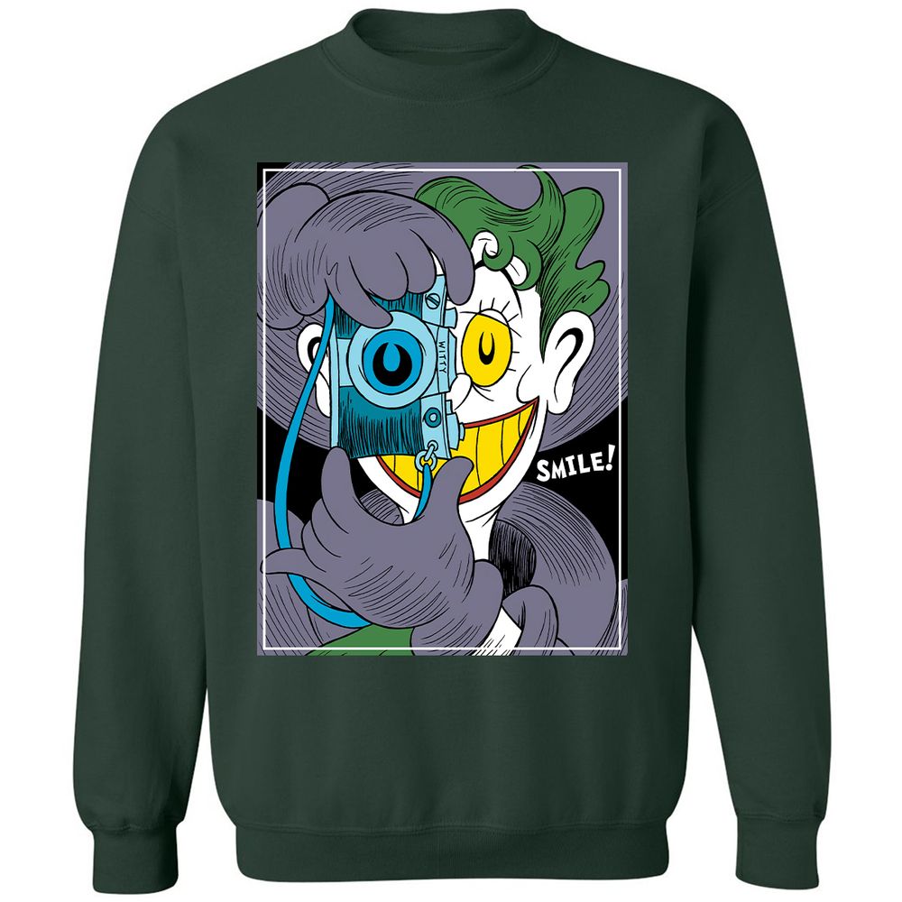 Classic Unisex Sweatshirt - ERYK36SR - Forest Green - 4
