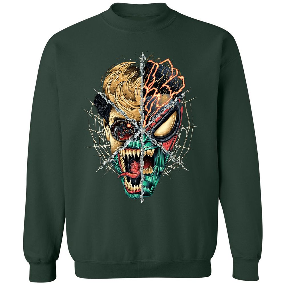Classic Unisex Sweatshirt - YCAYCJBM - Forest Green - 4