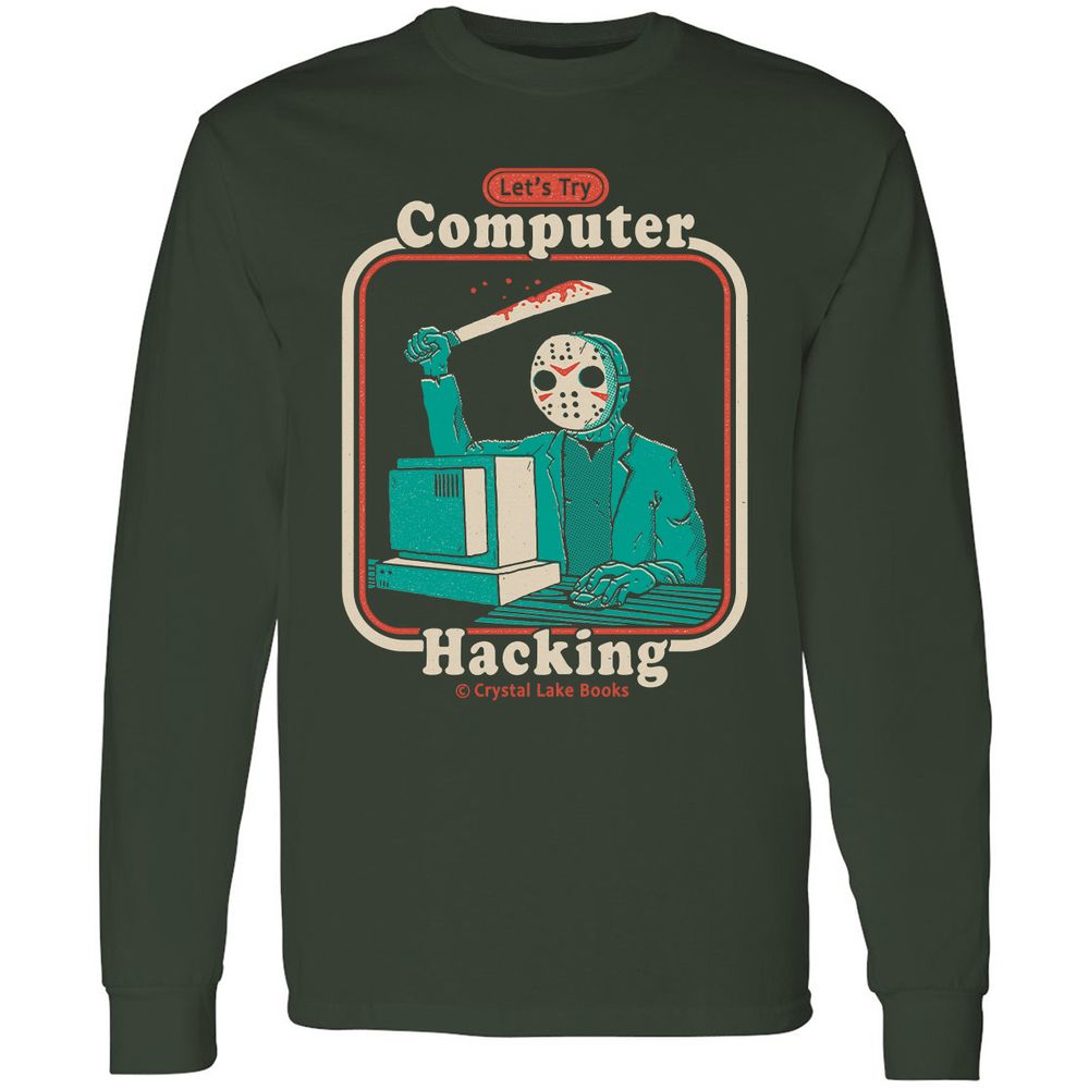 Long Sleeve T-Shirt - 2ZD9MV7H - Forest Green - 4