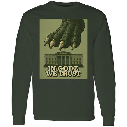 Long Sleeve T-Shirt - 43DR4N5X - Forest Green - 4