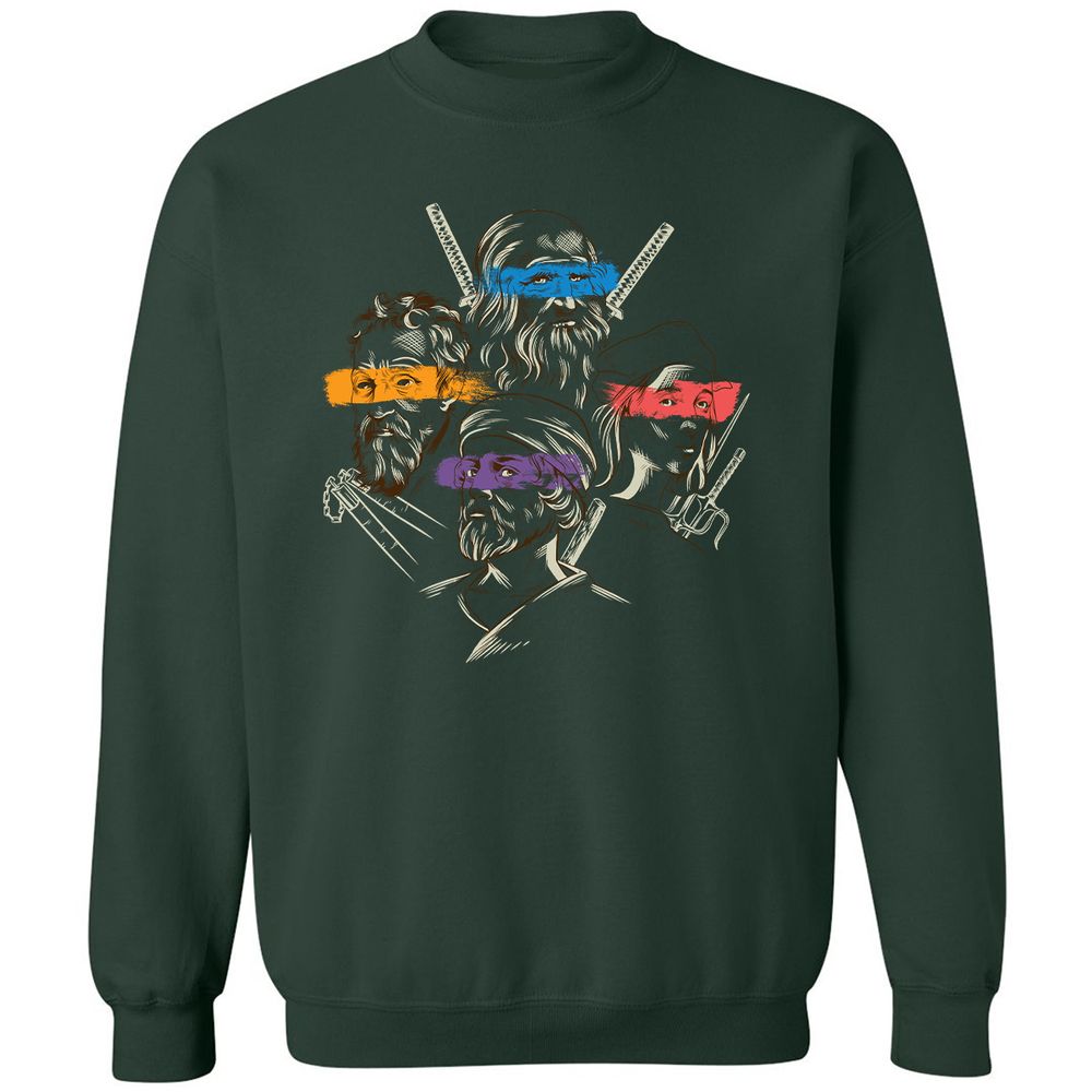 Classic Unisex Sweatshirt - DQ4ZM6NV - Forest Green - 4