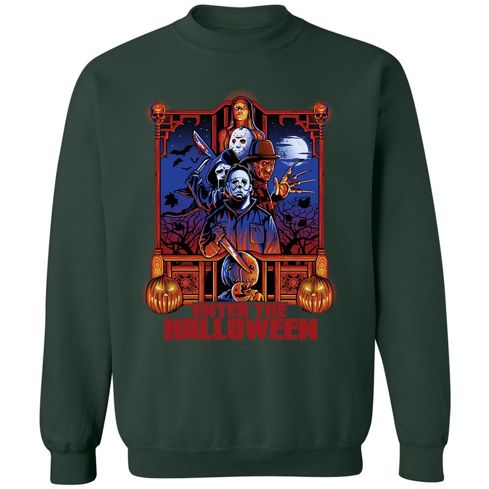 Classic Unisex Sweatshirt - D79DMT1R - Forest Green - 4