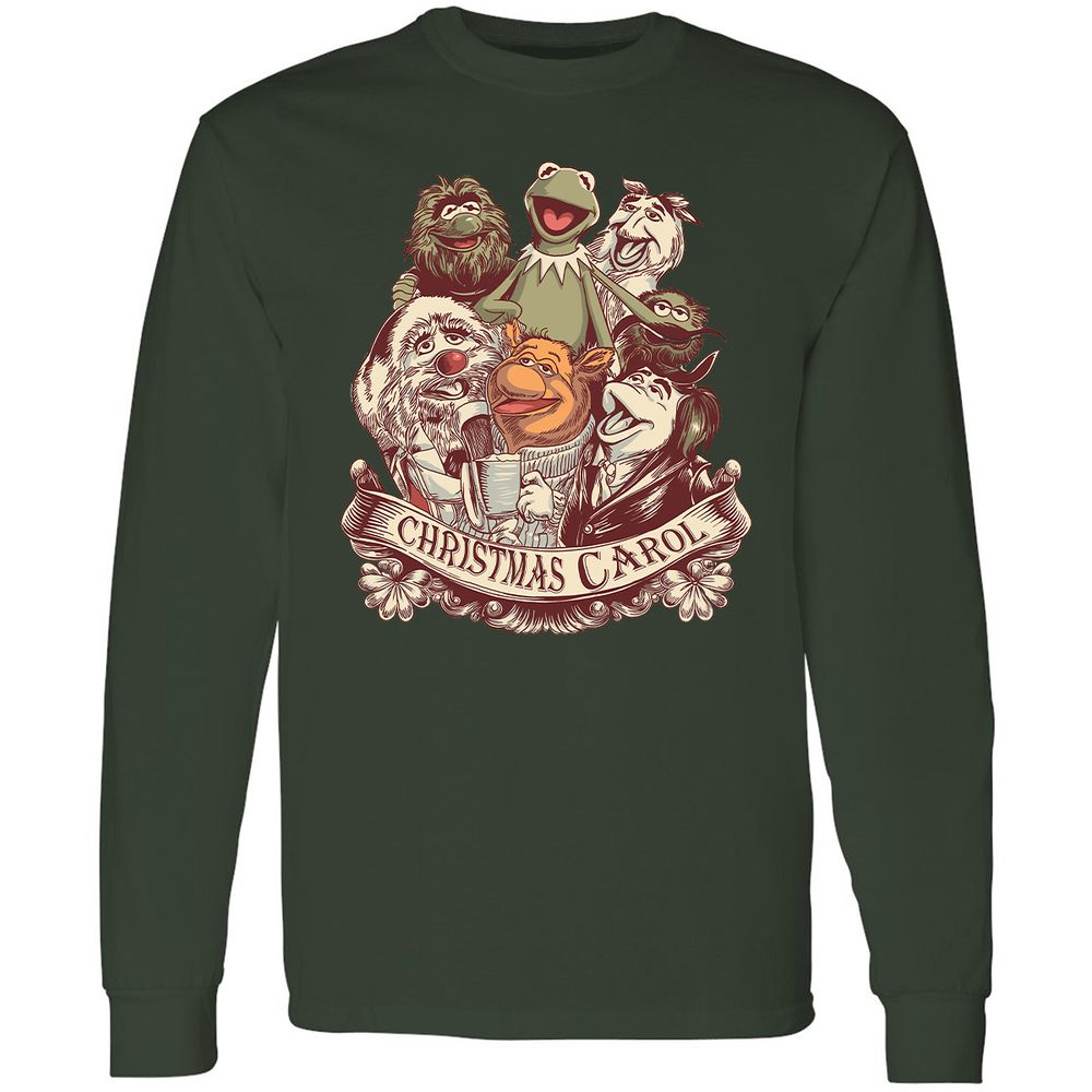 Long Sleeve T-Shirt - UX6YMFQ3 - Forest Green - 4