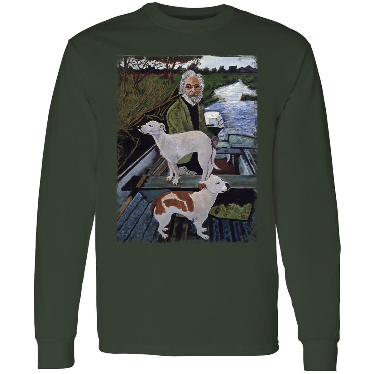 Long Sleeve T-Shirt - FK3TR5C1 - Forest Green - 4