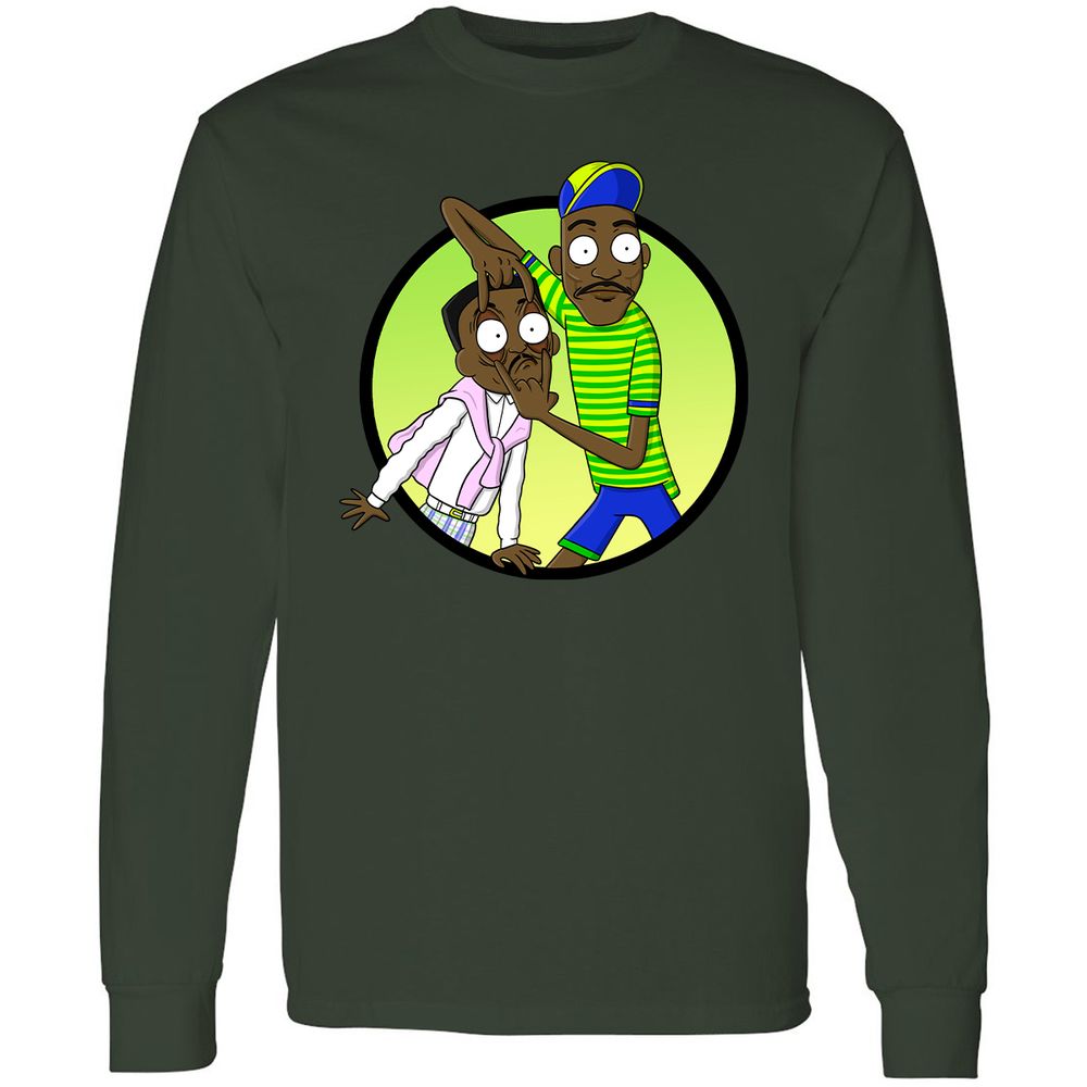 Long Sleeve T-Shirt - AG4RTZLU - Forest Green - 4
