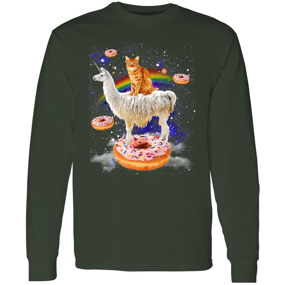 Long Sleeve T-Shirt - 87Y31KSB - Forest Green - 4