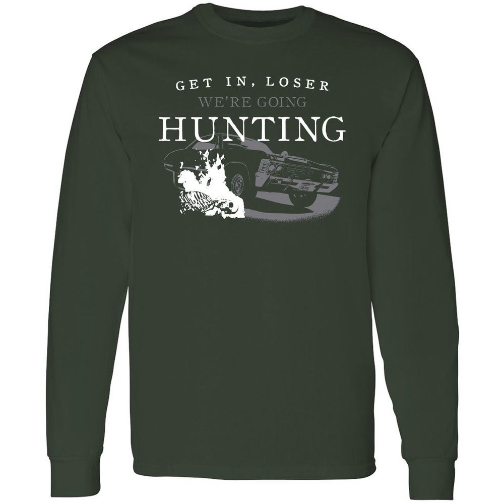 Long Sleeve T-Shirt - DZS9XSV4 - Forest Green - 4