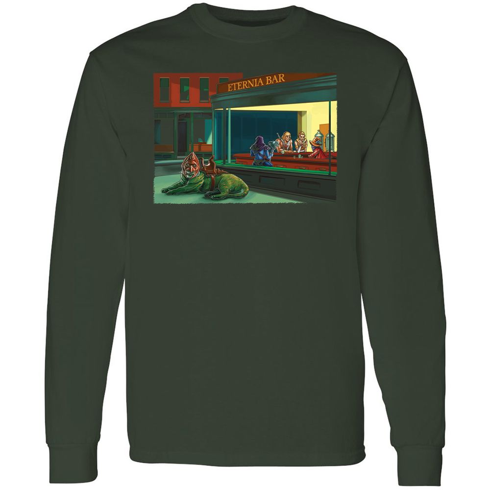 Long Sleeve T-Shirt - VPTVQN7L - Forest Green - 4