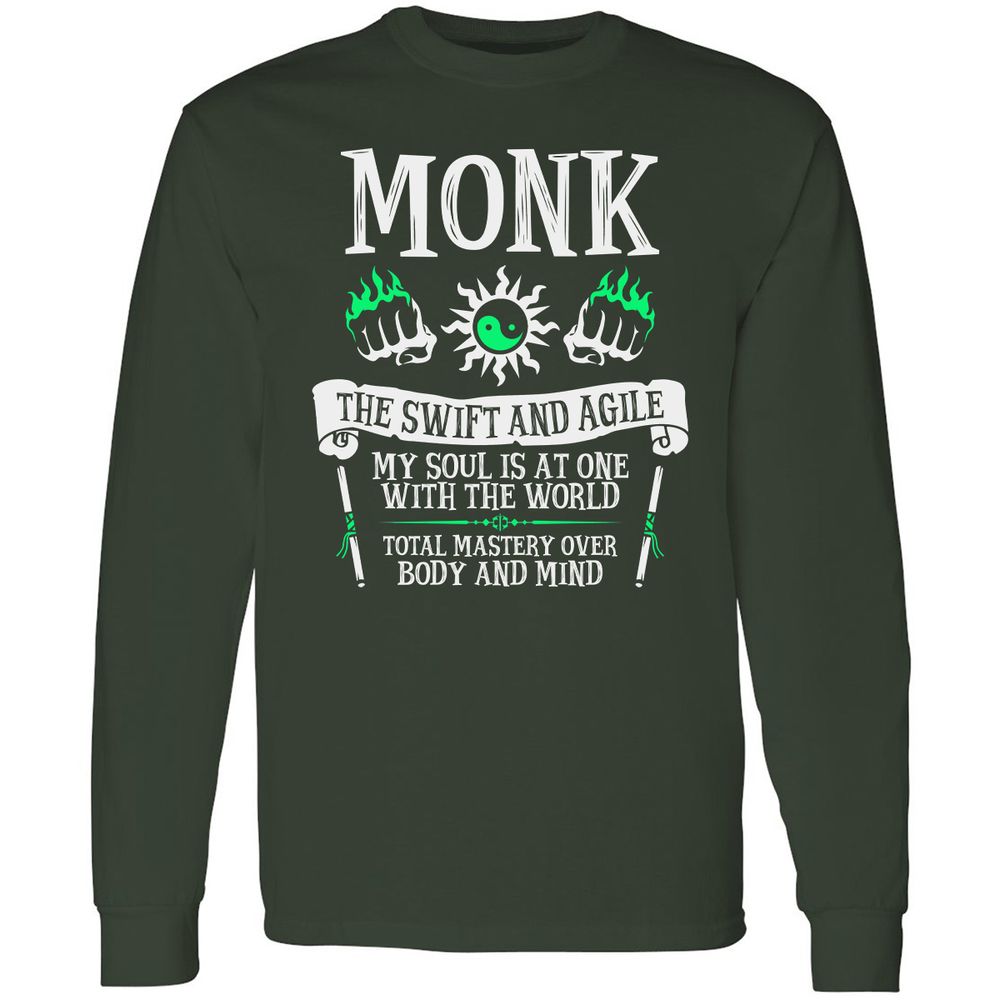 Long Sleeve T-Shirt - 1Y61H9TK - Forest Green - 4