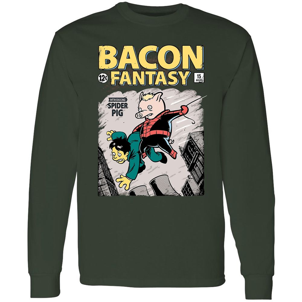 Long Sleeve T-Shirt - LLA2ME4K - Forest Green - 4