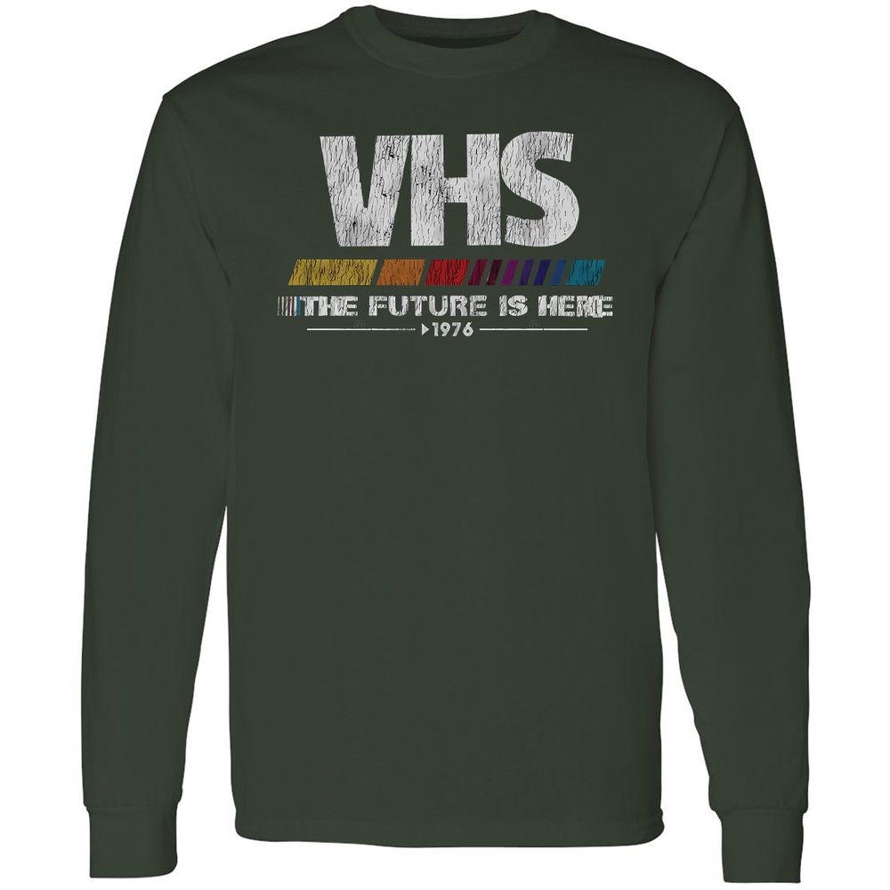 Long Sleeve T-Shirt - U5XFDFTL - Forest Green - 4