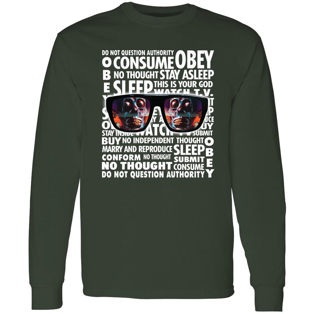 Long Sleeve T-Shirt - WJKSYSF4 - Forest Green - 4