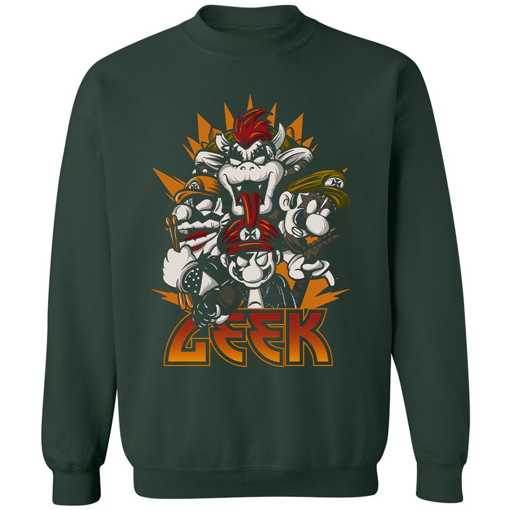 Classic Unisex Sweatshirt - HKNGYSHR - Forest Green - 4