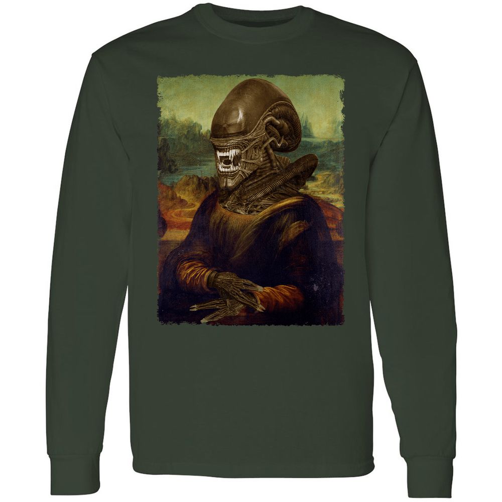 Long Sleeve T-Shirt - 1E86433E - Forest Green - 4