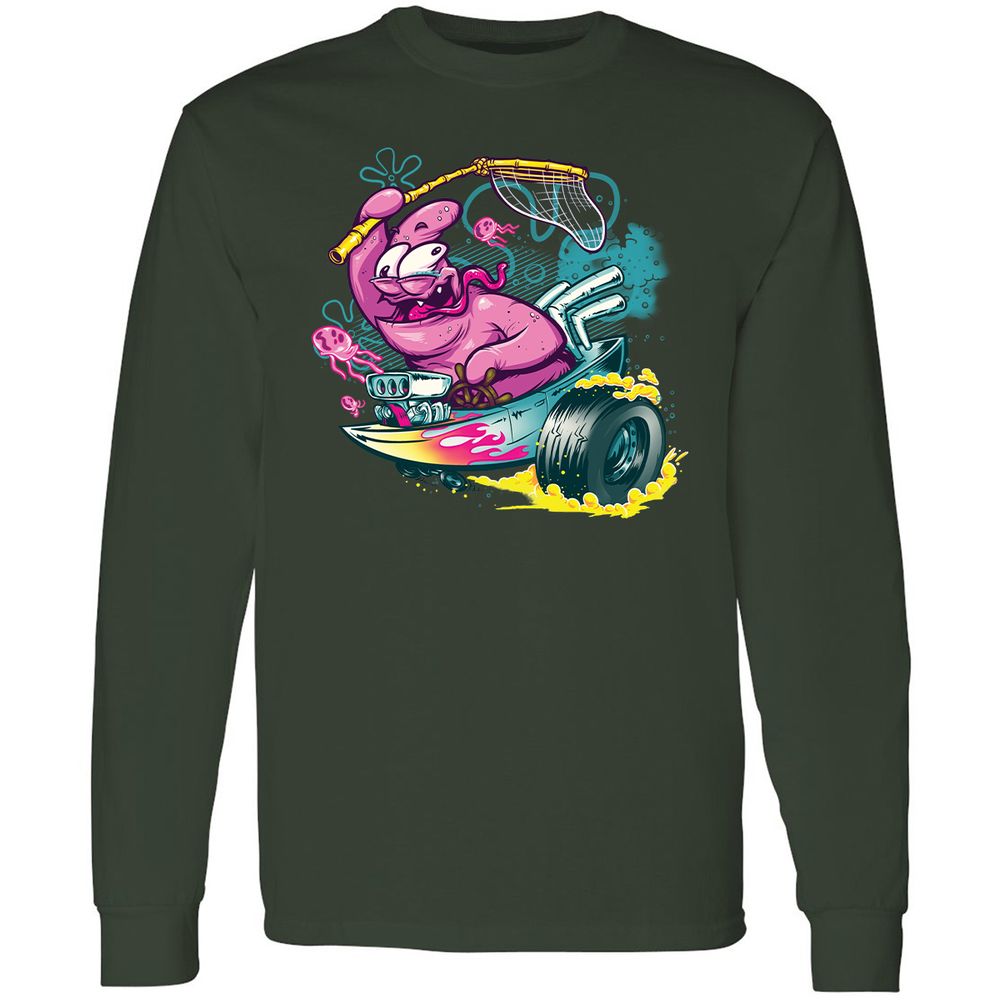 Long Sleeve T-Shirt - KHMKUNBZ - Forest Green - 4