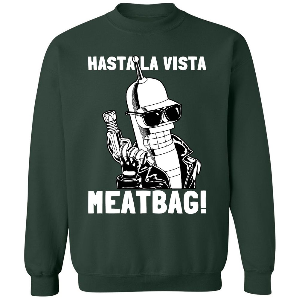 Classic Unisex Sweatshirt - B494LUX2 - Forest Green - 4