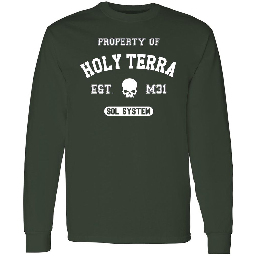 Long Sleeve T-Shirt - 7714S7HW - Forest Green - 4