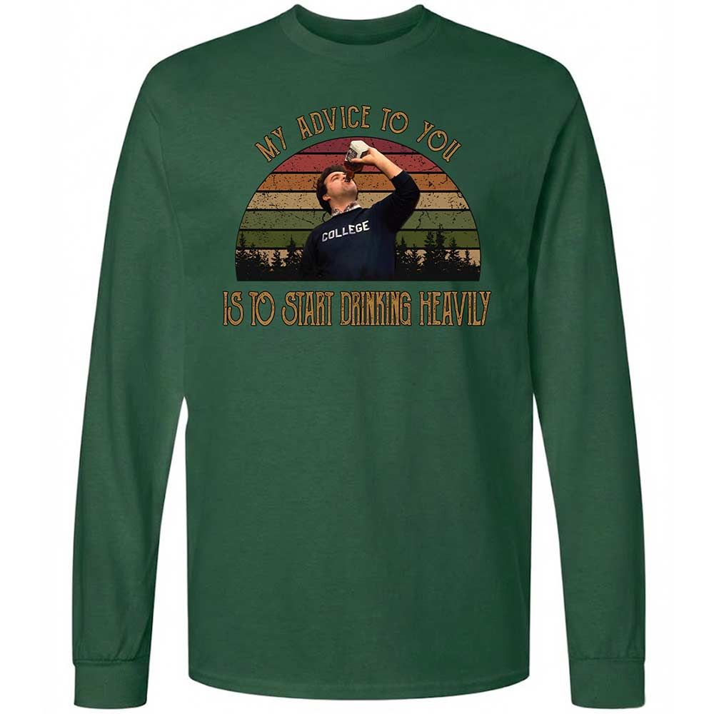 Long Sleeve T-Shirt - XPHL8S83 - Forest Green - 4