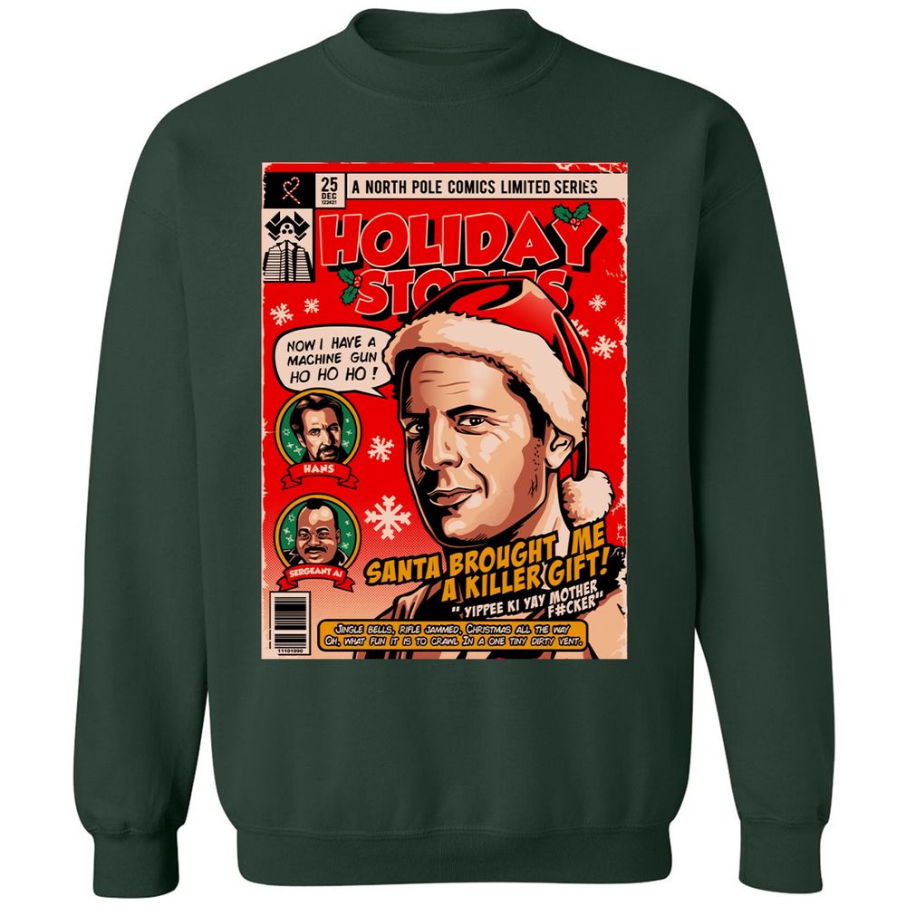 Classic Unisex Sweatshirt - QM6HP2PY - Forest Green - 4
