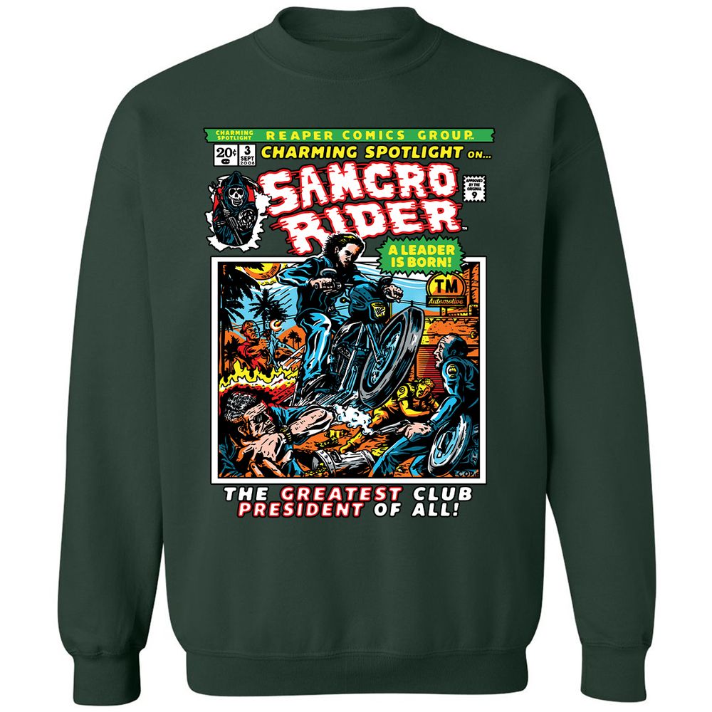 Classic Unisex Sweatshirt - 19GETZWN - Forest Green - 4