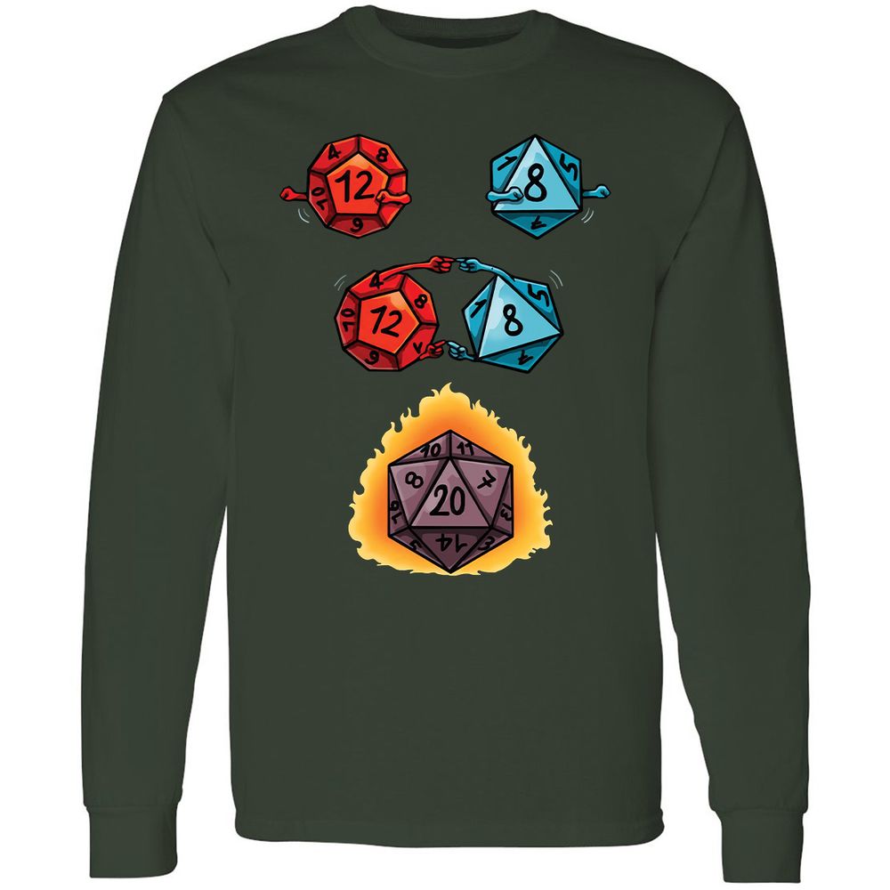 Long Sleeve T-Shirt - YUVQ2WWD - Forest Green - 4