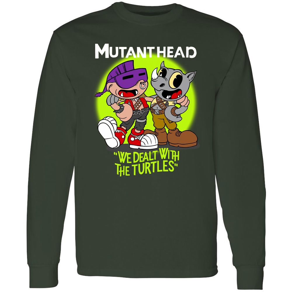 Long Sleeve T-Shirt - 6NU83VKB - Forest Green - 4