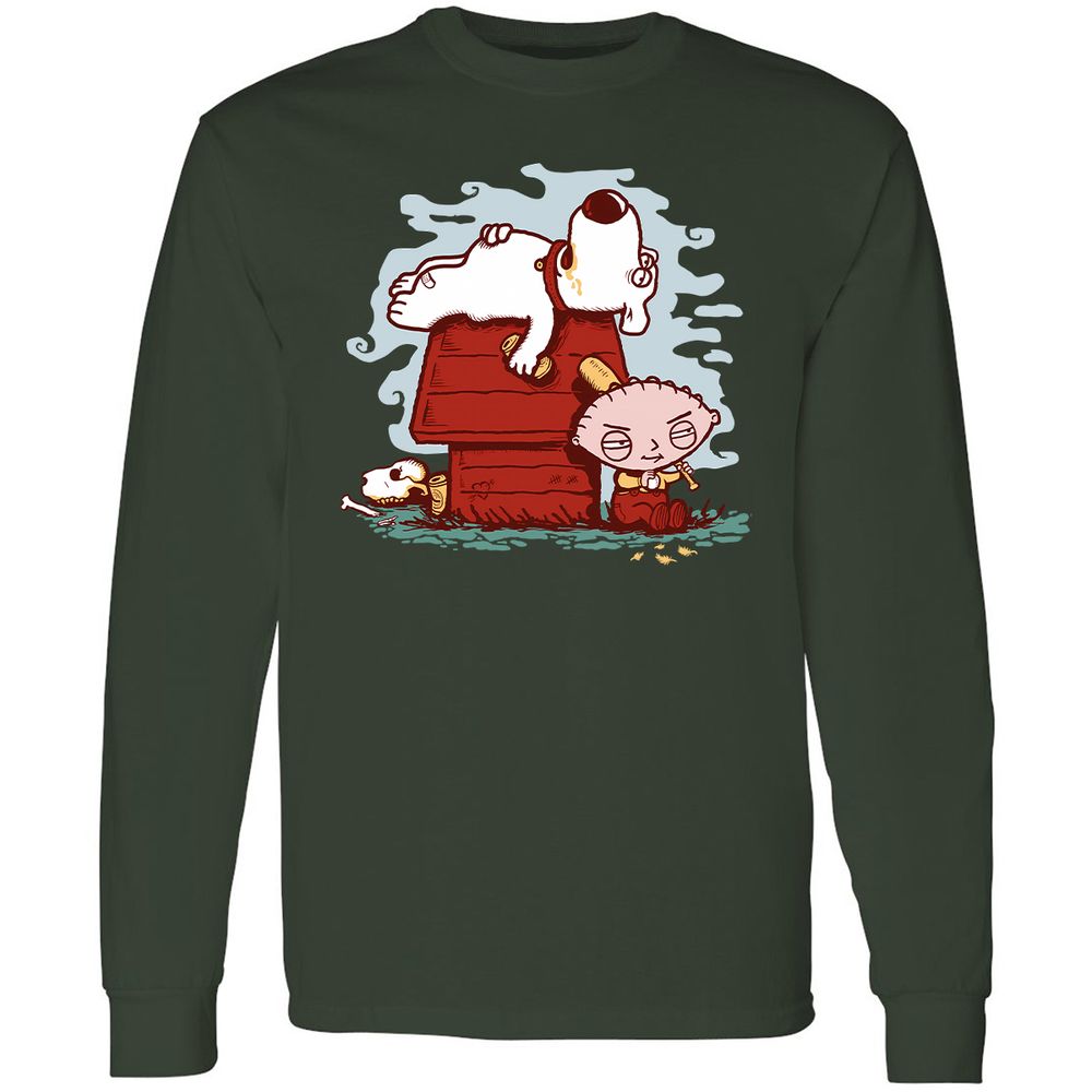 Long Sleeve T-Shirt - DBN2NHC4 - Forest Green - 4