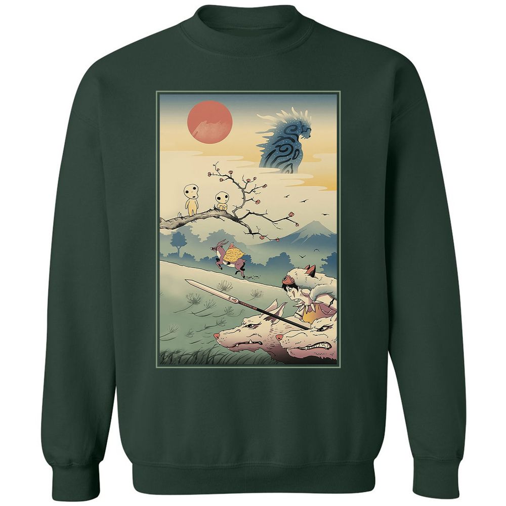 Classic Unisex Sweatshirt - BRJQPRUY - Forest Green - 4