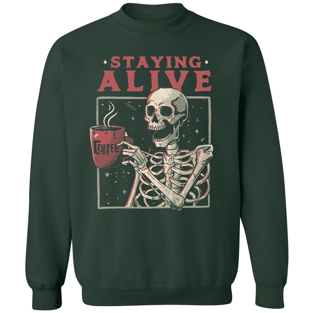 Classic Unisex Sweatshirt - 9QCSUPGN - Forest Green - 4