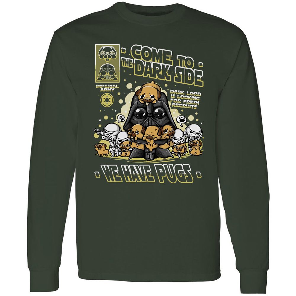 Long Sleeve T-Shirt - NZXPK2LQ - Forest Green - 4