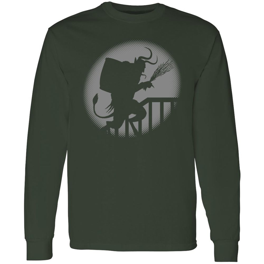 Long Sleeve T-Shirt - 3AVSU4D8 - Forest Green - 4