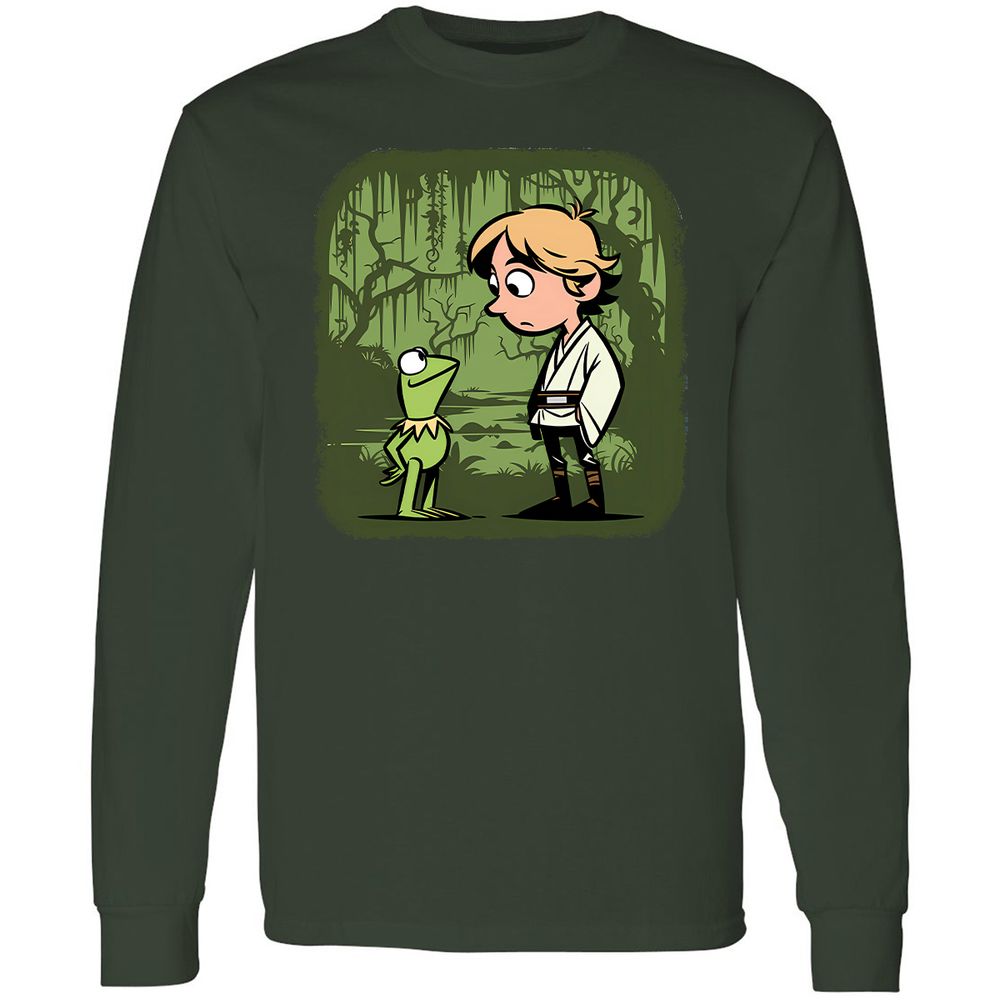 Long Sleeve T-Shirt - WN7ZUKWQ - Forest Green - 4