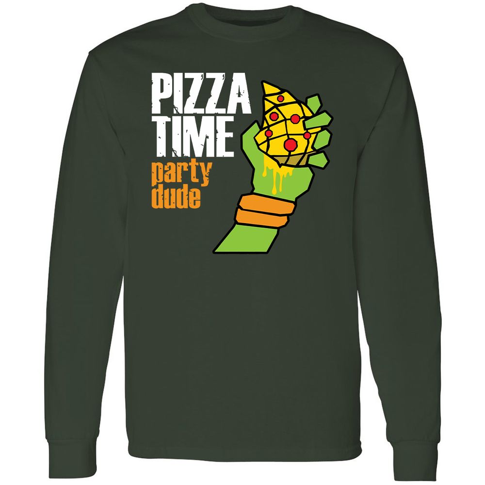 Long Sleeve T-Shirt - HLB77A4P - Forest Green - 4