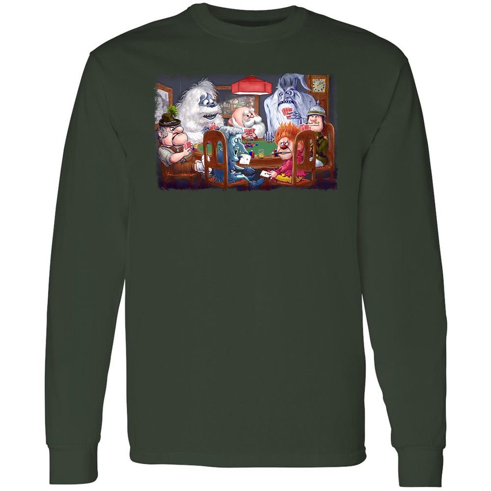 Long Sleeve T-Shirt - M5FVMF97 - Forest Green - 4