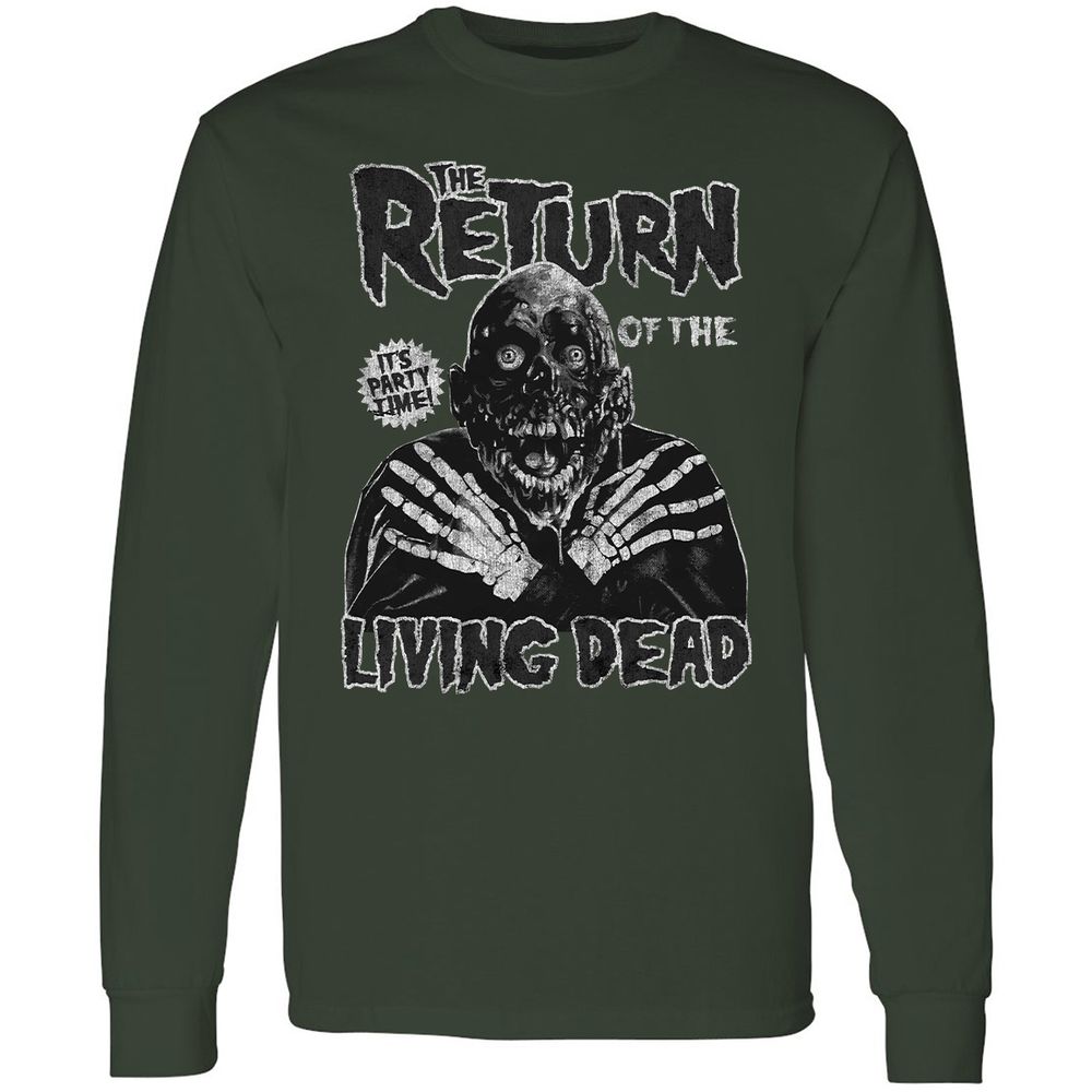 Long Sleeve T-Shirt - X6PAWT5K - Forest Green - 4