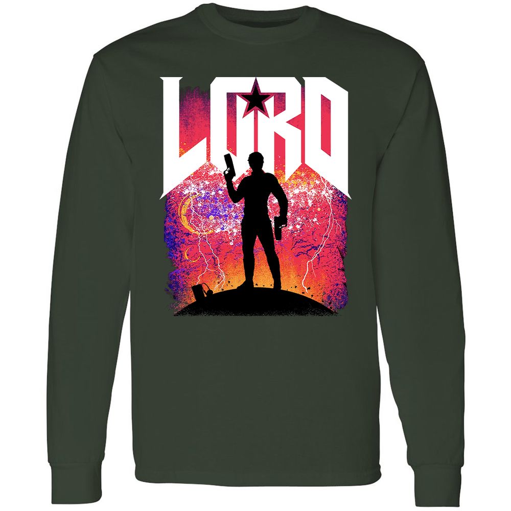 Long Sleeve T-Shirt - 5ZDCKW6V - Forest Green - 4