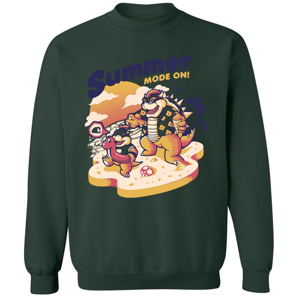 Classic Unisex Sweatshirt - LQ5SJX7B - Forest Green - 4