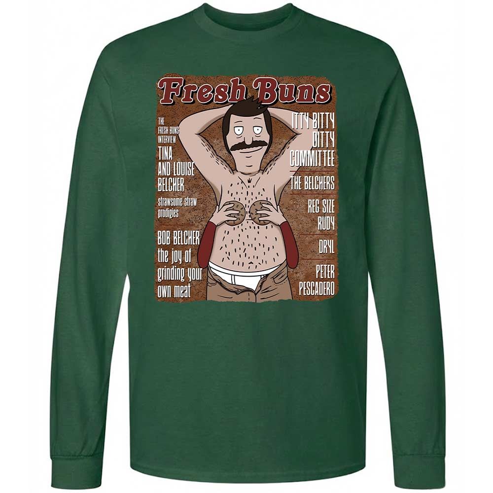 Long Sleeve T-Shirt - E3AEK37S - Forest Green - 4