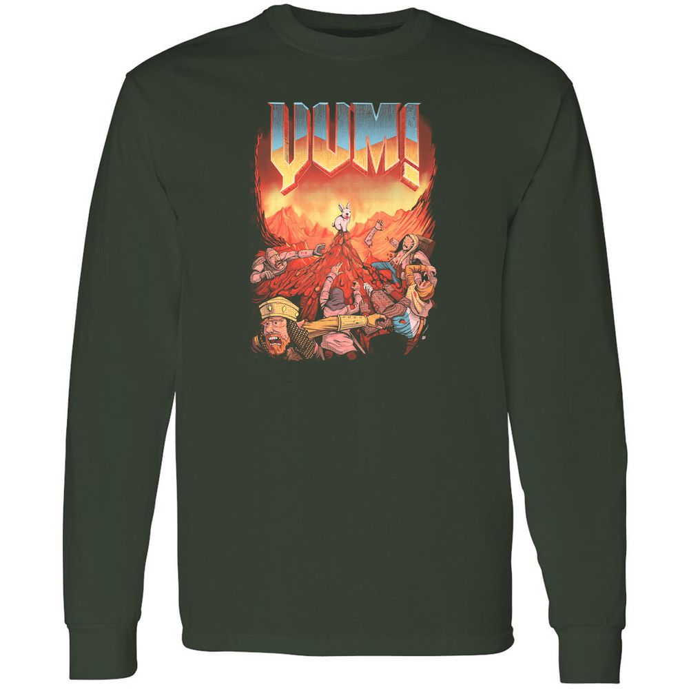 Long Sleeve T-Shirt - 1XCRDEMD - Forest Green - 4