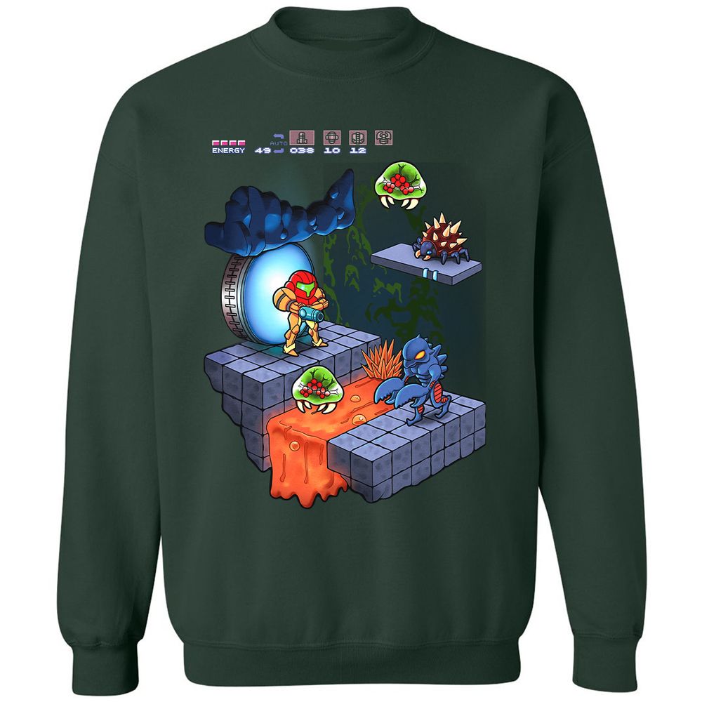 Classic Unisex Sweatshirt - 9SHFHC8N - Forest Green - 4