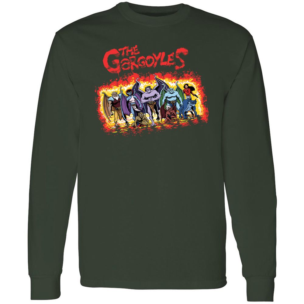 Long Sleeve T-Shirt - BRN5J6B6 - Forest Green - 4