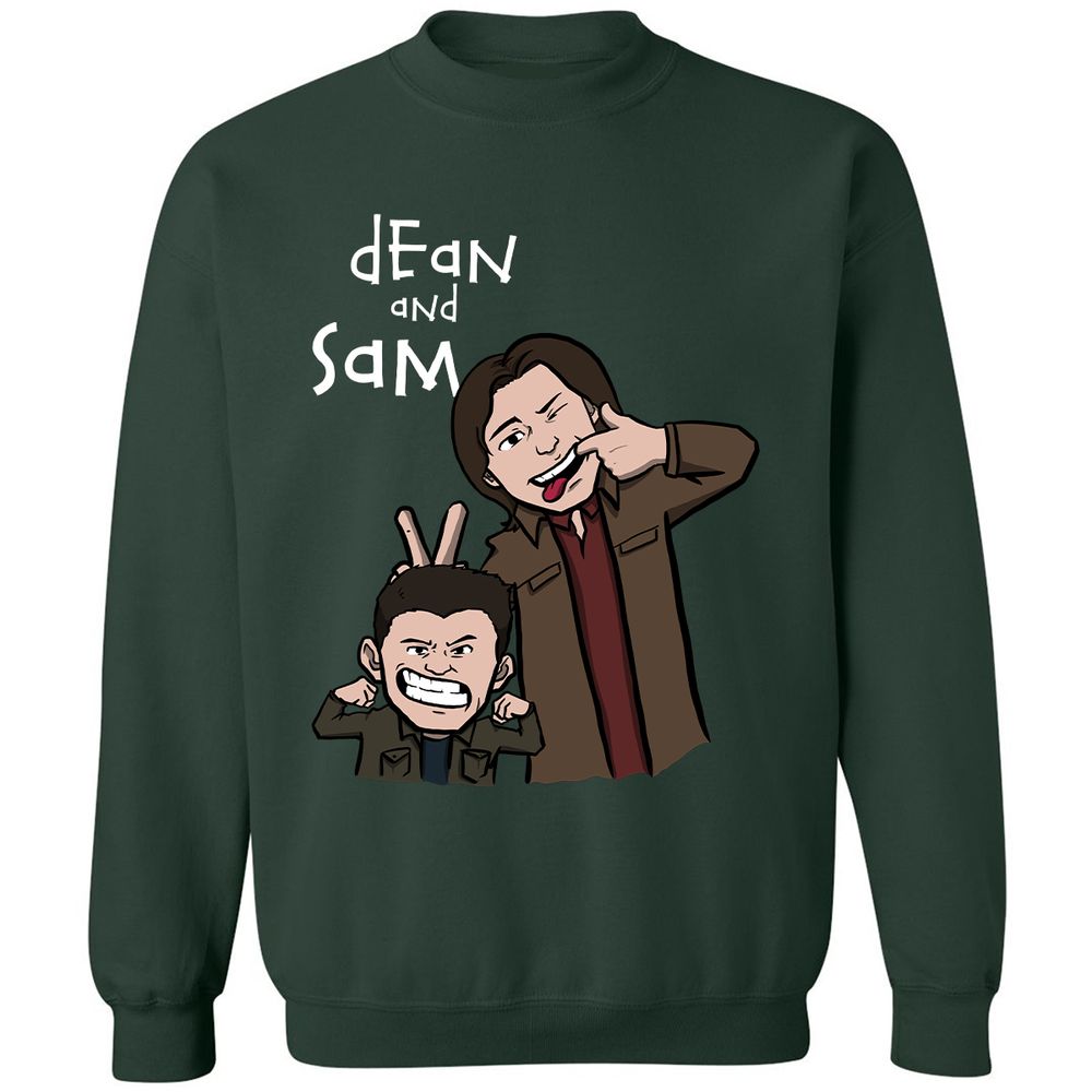 Classic Unisex Sweatshirt - XVZX96BA - Forest Green - 4