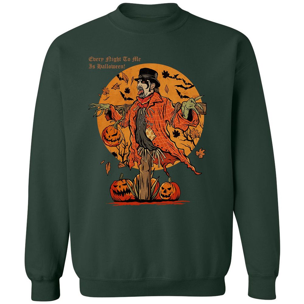 Classic Unisex Sweatshirt - 5K1EHUEZ - Forest Green - 4