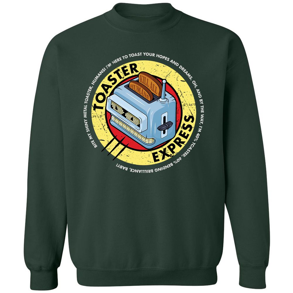 Classic Unisex Sweatshirt - 9PJNQNYC - Forest Green - 4